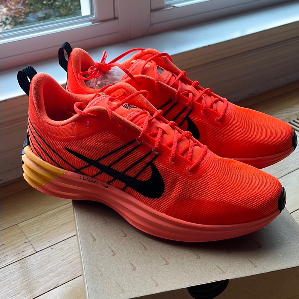 Nike Lunar Running Shoes - Bright Orange